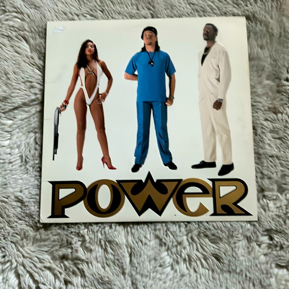 ICE T - POWER Vinyl HIP HOP 1988 Explicit Lyrics LIKE NEW Condition